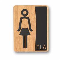 Placa De Banheiro Placas Para Banheiro Feminino Masculino