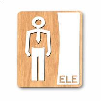 Placa De Banheiro Placas Para Banheiro Feminino Masculino