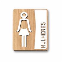 Placa De Banheiro Placas Para Banheiro Feminino Masculino