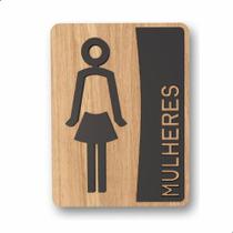 Placa De Banheiro Placas Para Banheiro Feminino Masculino