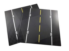 Placa de base Apostrophe Games Road Baseplate com design rodoviário, 2 unidades