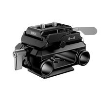 Placa de base da câmera SIRUI AM-QA-LR com braçadeiras de haste de 15 mm para ARCA Placa de base da câmera SIRUI AM-QA-LR com braçadeiras de haste de 15 mm para ARCA