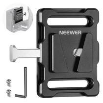 Placa de bateria de montagem em V Neewer Mini com 1/4 de rosca PS005 Placa de bateria de montagem em V Neewer Mini com 1/4 de rosca PS005