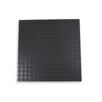Placa de Borracha Menco Moeda 3mm 50x50cm (5 Unidades)