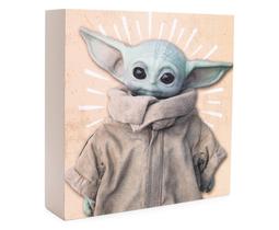 Placa de caixa de madeira Silver Buffalo Star Wars The Mandalorian Placa de caixa de madeira Silver Buffalo Star Wars The Mandalorian