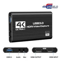 Placa de captura de vídeo 4k 1080p hdmi para usb 3.0