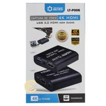 Placa De Captura De Vídeo Externa HDMI Para USB 3.0 Com Áudio Podcast e Produção - Outra Marca