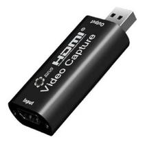 Placa De Captura de video Hdmi 4k Usb 2.0 Gamer live 1080p Transmite Jogos