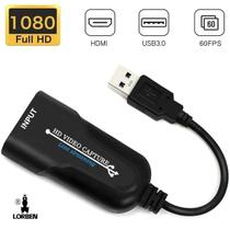 Placa de Captura de Vídeo HDMI USB 3.0 Full HD 1080p GT959 Lorben