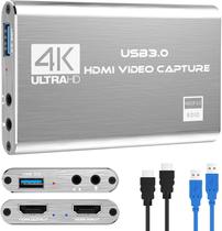 Placa de captura de vídeo KGEAMP 4K HDMI USB3.0 1080P 60FPS