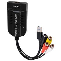 Placa de captura de vídeo Wiistar HDMI/AV/RCA/S-Video para USB2.0 1080P Placa de captura de vídeo Wiistar HDMI/AV/RCA/S-Video para USB2.0 1080P