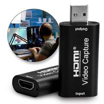 Placa De Captura Hdmi Usb 1080p Audio E Video Game Stream - Tomate
