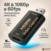 Placa De Captura Hdmi Usb 3.0 4K 1080P Full Hd 60Fps Live St