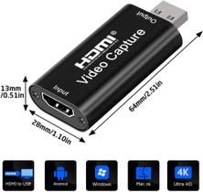 Placa de captura hdmi X USB captura vídeo 4k link