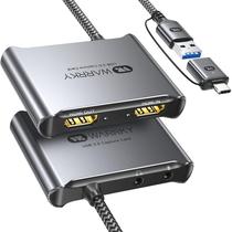 Placa de captura WARRKY 4K HDMI 1080P 60FPS com cabo USB 3.0 cinza