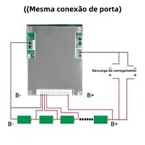 Placa De Carga De Bateria De Lítio 50A 60V BMS 16S Com Módulo Balanceador De Proteção Para Arduino