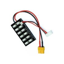 Placa De Carga Paralela De Plugue Fêmea 7.4V 2S XT60 Para Bateria 12x2S Lipo UMX 130X Imax B6