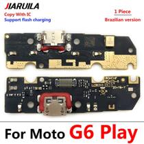 Placa de carregamento para moto G6 play carregamento rapido - Jiaruila