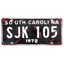 Placa de Carro Decor em Madeira State Route - South Carolina - USA