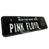Placa De Carro Decorativa Pink Floyd Alto Relevo - Decora Placas Personalizadas