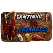 Placa de Churrasco Decorativa - Cantinho do Churrasco - Picanha Placa de Churrasco Decorativa - Cantinho do Churrasco - Picanha
