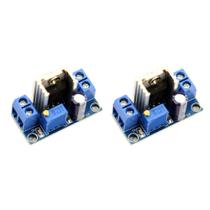 Placa de circuito Buck Step-Down do conversor DC-DC LM317 2PCS