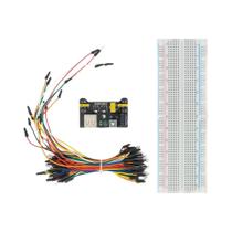 Placa De Circuito Com 400 830 Furos E 65 Fios Jumper MB102 Kit De Linhas Dupont Para Desenvolvimento