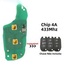 Placa De Circuito Para Chave Remota De Carro Peugeot Citroen Com 3 Botões, Fob 433.92MHZ FSK Chip 4A