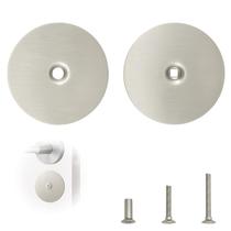 Placa de cobertura para furo de porta Amzlysdok em aço inoxidável 6,7 cm