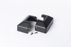 Placa de cobertura para poste BORDERSMOVER flange de piso 2" preta