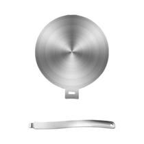 Placa De Condução De Calor Em Aço Inoxidável 20-28cm Adaptador Difusor Para Fogão Elétrico a Gás