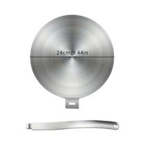 Placa De Condução De Calor Em Aço Inoxidável Com Cabo Destacável, Adaptador De Indução, Tábua De - NONE