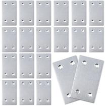 Placa de conserto HANDRERLEE, pacote com 50 unidades, aço inoxidável 6x4cm Placa de conserto HANDRERLEE, pacote com 50 unidades, aço inoxidável 6x4cm