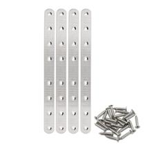 Placa de conserto plana ULIFESTAR em aço inoxidável 250mm, pacote com 4 Placa de conserto plana ULIFESTAR em aço inoxidável 250mm, pacote com 4