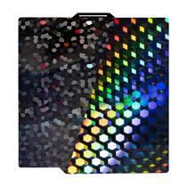 Placa de construção PEG Ideaformer-3D Rainbow Hex Glow para Bambu Lab