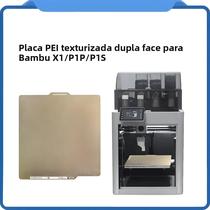 Placa De Construção PEI Dupla Face 257x257mm Para Impressora 3D Bambu Lab X1 P1P P1S Com Textura De