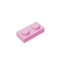Placa de construção TTEHGB TOY Classic 1x2 100 peças rosa