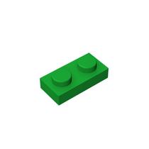 Placa de construção TTEHGB TOY Classic 1x2 100 peças verde