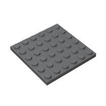 Placa de construção WEBRICK Classic 6x6 100 peças cinza escuro