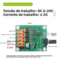 Placa De Controle De Motor Sem Escovas DC 6V 12V 24V Para Ventilador De Unidade De CD Acessórios DIY