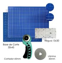 Placa De Corte 45x30 Base de Corte para Artesanato A3 Régua 15x30 Cortador 45mm Disco Placa De Corte 45x30 Base de Corte para Artesanato A3 Régua 15x30 Cortador 45mm Disco