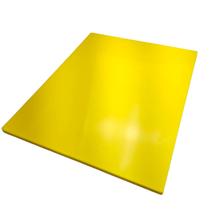 Placa de corte amarela 40x1,5x50cm pcc-305 em polietileno