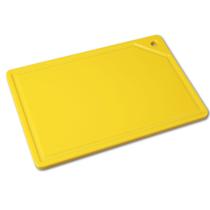 Placa de Corte Amarela com Canaleta 37x25x1,5 cm Pronyl