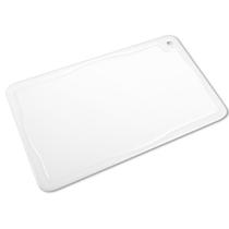 Placa de Corte Branca Pronyl com Canaleta 50x30x1,5 cm Placa de Corte Branca Pronyl com Canaleta 50x30x1,5 cm