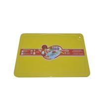 Placa de Corte com Canaleta em Polietileno Amarela 1X30X50cm 159 Pronyl