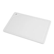 Placa de Corte com Canaleta em Polietileno Branca 1X25X37cm 166 Pronyl