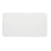 Placa de Corte com Canaleta em Polietileno Branca 1x30x50cm 160 Pronyl