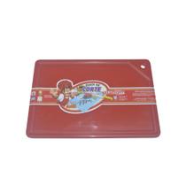 Placa de Corte com Canaleta em Polietileno Vermelha 1,5X25X37cm 126 Pronyl