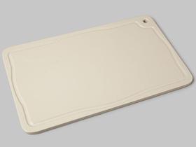 Placa de Corte em Polietileno Bege com Canaleta 30x50x1,5cm - Pronyl Placa de Corte em Polietileno Bege com Canaleta 30x50x1,5cm - Pronyl