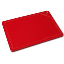 Placa de Corte Vermelha com Canaleta 37x25x1,5 cm Pronyl